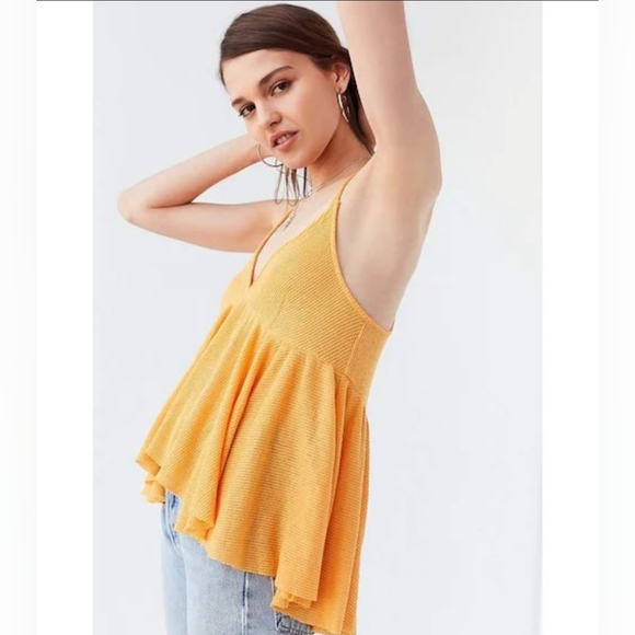 Urban Outfitters UO Lola Thermal Babydoll Tank - Picture 1 of 8
